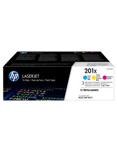 CONFEZIONE DA 3 CARTUCCE C/M/Y HP201X CF253XM HP PRODOTTI PER LASER