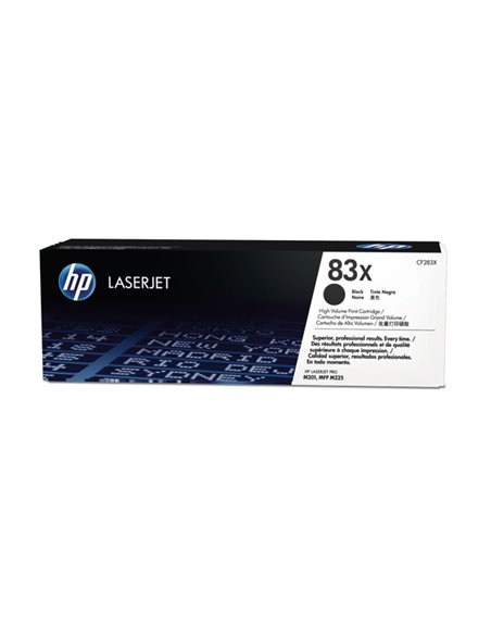 CARTUCCIA DI STAMPA HP 83X NERO ALTA CAPACITA CF283X HP PRODOTTI PER LASER