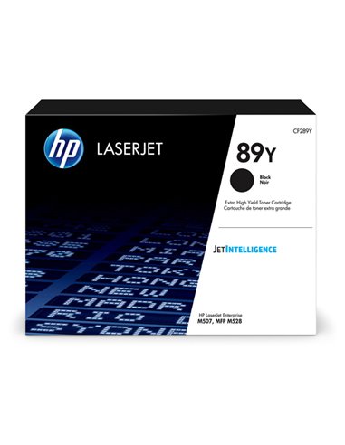 Toner Hp Nero 89Y per LaserjetEnterprise M507-MFP M528 CF289Y HP PRODOTTI PER LASER