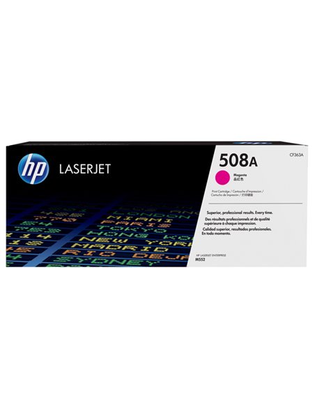 HP 508A TONER CARTRIDGE MAGENTA LASER JET SERIE M552/M553 CF363A HP PRODOTTI PER LASER
