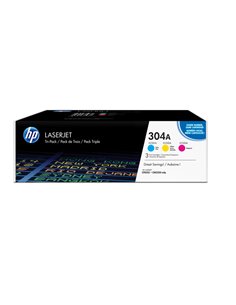 SCATOLA MULTIPACK 3 TONER COLORI CIANO/MAG/GIALLO HP LASERJET NR.304A CF372AM HP PRODOTTI PER LASER