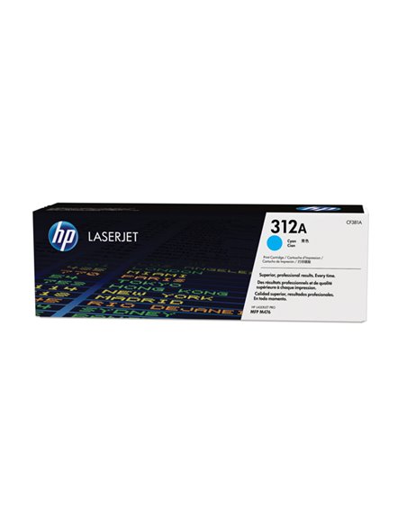 HP 312A TONER CIANO HP LASERJET CF381A HP PRODOTTI PER LASER