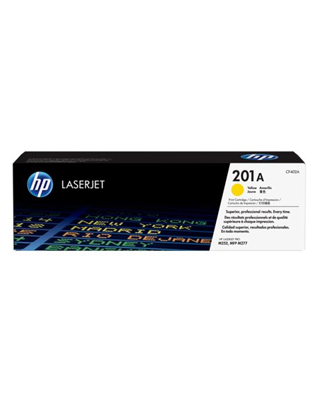 HP 201A TONER CARTRIDGE GIALLO LASER JET SERIE M252/M277 CF402A HP PRODOTTI PER LASER