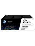 CONFEZIONE DA 2 CARTUCCE TONER NERO ALTA CAPACITA' HP410X CF410XD