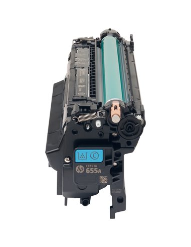 TONER CIANO HP 655A COLOR LASERJET ENTERPRISE SERIE M652-M653-M681-M683 CF451A HP PRODOTTI PER LASER
