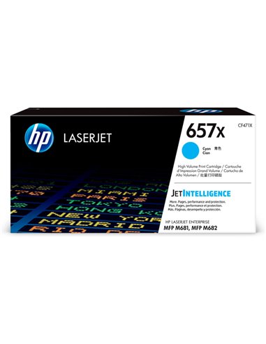TONER CIANO HP 657X COLOR LASERJET ENTERPRISE M681-M682 CF471X