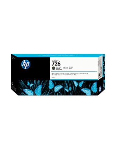 CARTUCCIA INCHIOSTRO NERO OPACO HP 726 CH575A HP PRODOTTI PER STAMPANTI GRAFICHE
