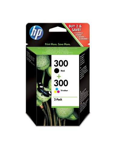 VALUE PACK NERO E COLORE INCHIOSTRO HP 300 CN637EE HP INKJET