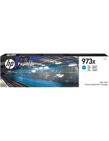 CARTUCCIA CIANO HP 973X PageWide 477DWT-452DWT F6T81AE HP INKJET