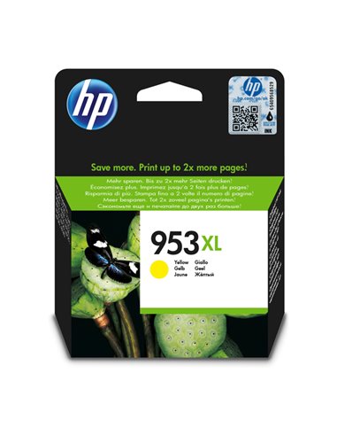 CARTUCCIA GIALLO HP 953XL HP OFFICEJET PRO 8720-8740-8730-8720-8710-8715 F6U18AE