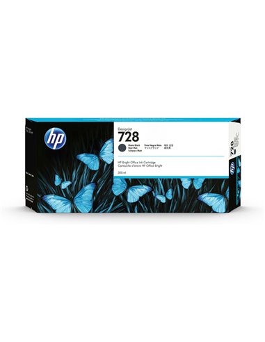 CARTUCCIA GETTO D'INCHIOSTRO HP 728 NERO 300ML F9J68A HP PRODOTTI PER STAMPANTI GRAFICHE