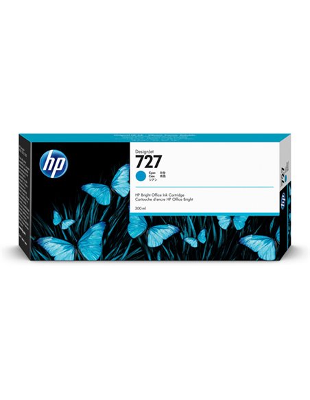 Cartuccia inchiostro ciano DesignJet HP 727, 300 ml F9J76A HP PRODOTTI PER STAMPANTI GRAFICHE