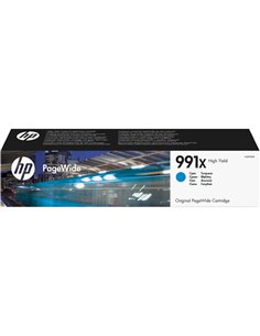 CARTUCCIA CIANO ORIGINALE HP 991X PageWide PRO MFP772DN-MFP777z M0J90AE HP INKJET
