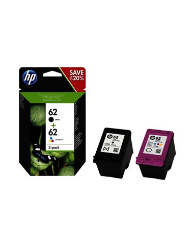 HP 62 INK CARTRIDGE COMBO 2-Pack nero+colore N9J71AE HP INKJET