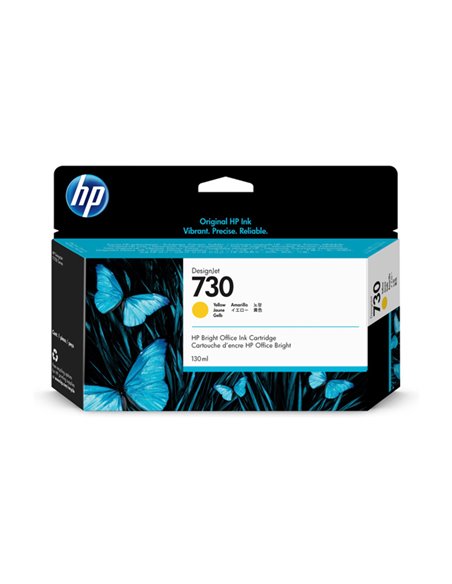 CARTUCCIA INCHIOSTRO GIALLO HP DESIGNJET 730 da 130 ml P2V64A