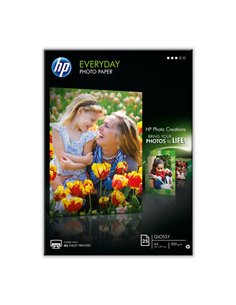 RISMA 25 FG CARTA FOTOGR. HP EVERYDAY PHOTO PAPER SEMI LUCIDA A4 200gr Q5451A HP INKJET