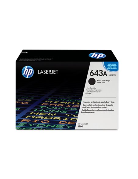 CARTUCCIA DI STAMPA PER STAMPANTI HP COLOR LASERJET 4700 NERO 11000PG. Q5950A