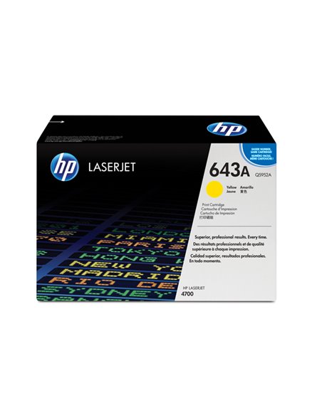 CARTUCCIA DI STAMPA PER STAMPANTI HP COLOR LASERJET 4700 GIALLO 10000PG. Q5952A HP PRODOTTI PER LASER
