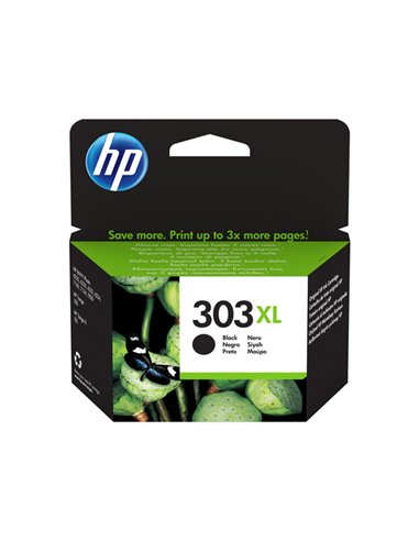CARTUCCIA A GETTO D'INCHIOSTRO HP 303XL NERO T6N04AE HP INKJET