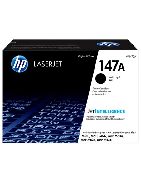 Cartuccia toner nero originale LaserJet HP 147A per HP FP M 635 z W1470A HP PRODOTTI PER LASER