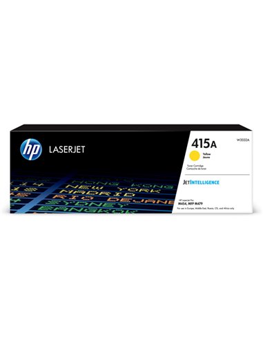 Cartuccia toner Giallo 415A per HP Color LaserJet Pro M 454 Series/ Pro M 454 dn W2032A