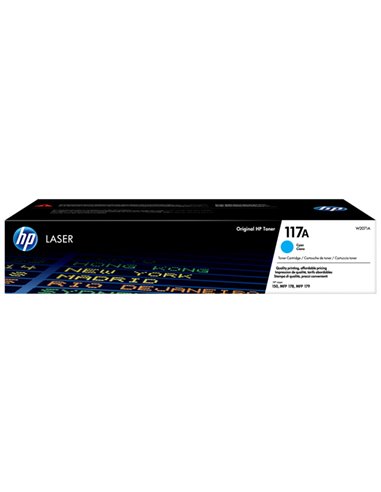 Cartuccia Toner Ciano 117A per HP Laser Jet 150 -MFP178/179 W2071A HP PRODOTTI PER LASER
