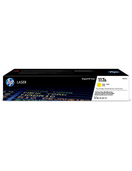 Cartuccia Toner Giallo 117A per HP Laser Jet 150 -MFP178/179 W2072A HP PRODOTTI PER LASER