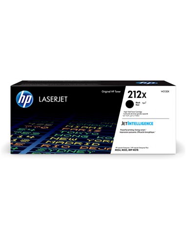 Cartuccia Toner Nero 212X per Hp Laser Jet Enterprise M554-M555-MFP M578 Series W2120X HP PRODOTTI PER LASER