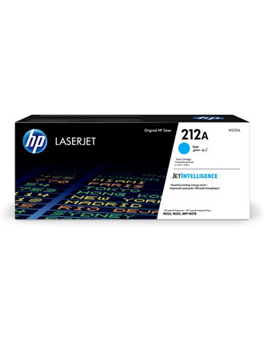Cartuccia Toner Ciano 212A per Hp Laser Jet Enterprise M554-M555-MFP M578 Series W2121A HP PRODOTTI PER LASER