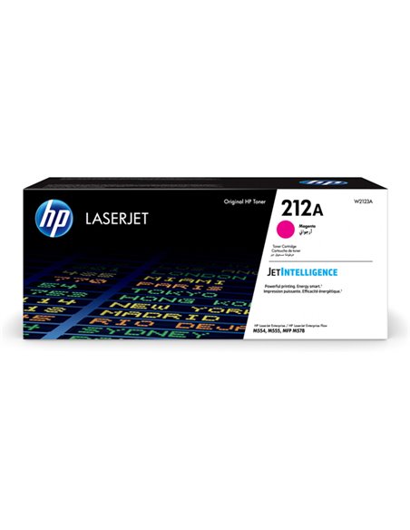 Cartuccia Toner Magenta 212A per Hp Laser Jet Enterprise M554-M555-MFP M578 W2123A HP PRODOTTI PER LASER