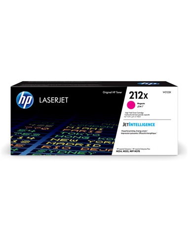 Cartuccia Toner Magenta212X per Hp Laser Jet Enterprise M554-M555-MFP M578 Serie W2123X HP PRODOTTI PER LASER