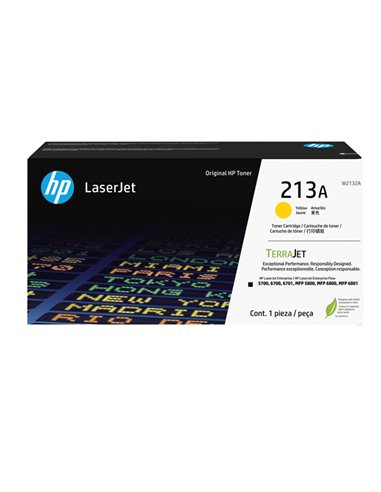 Hp Cartuccia toner originale giallo LaserJet HP 213A_3.000 pag W2132A HP PRODOTTI PER LASER