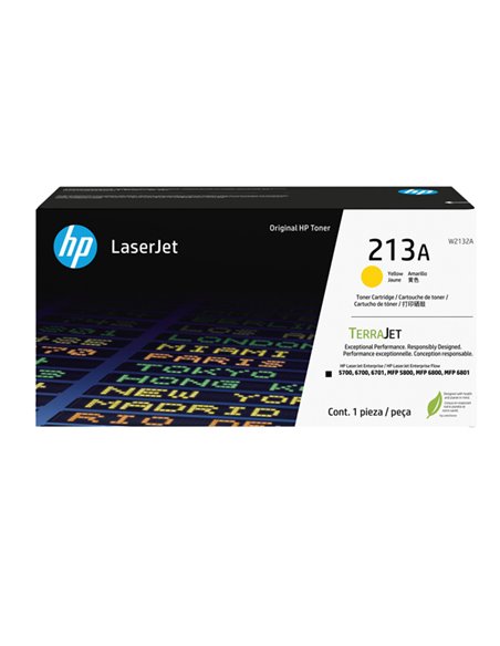 Hp Cartuccia toner originale giallo LaserJet HP 213A_3.000 pag W2132A HP PRODOTTI PER LASER