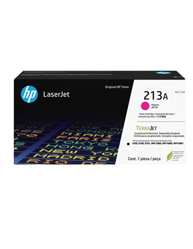 Hp Cartuccia toner originale magenta LaserJet HP 213A_3.000 pag W2133A HP PRODOTTI PER LASER