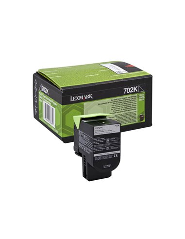 TONER 702K RETURN PROGRAM NERO CAPACITA' STANDARD 70C20K0 LEXMARK BPD TONER PER LASER
