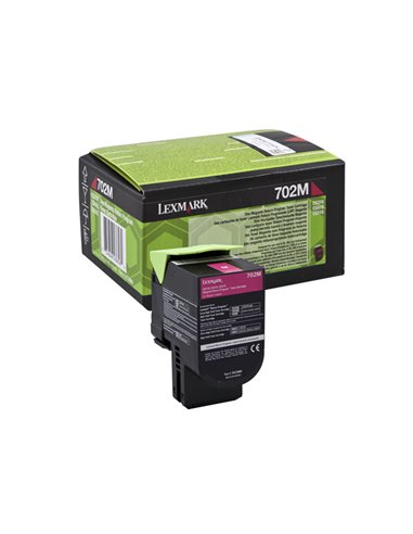 TONER 702M RETURN PROGRAM MAGENTA CAPACITA' STANDARD 70C20M0 LEXMARK BPD TONER PER LASER