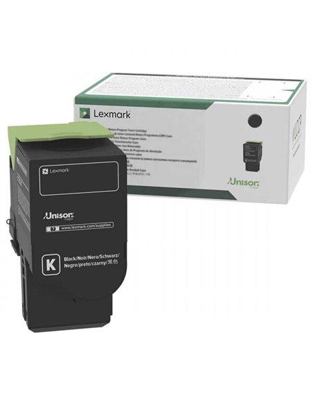 Cartuccia Lexmark 78C20K0 Nero 1400 pag 78C20K0 LEXMARK TONER NON RETURN