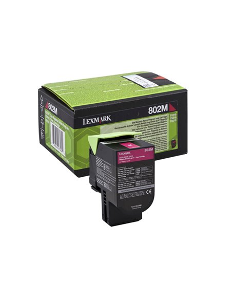TONER 802M MAGENTA RETURN PROGRAM 80C20M0 LEXMARK BPD TONER PER LASER