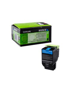 TONER CORPORATE 802SCE CIANO RESA STANDARD 80C2SCE LEXMARK PRODOTTI CORPORATE