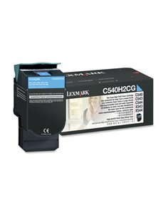 TONER CIANO NON RETURN PROGRAM C54X ALTA CAPACITA' C540H2CG LEXMARK TONER NON RETURN