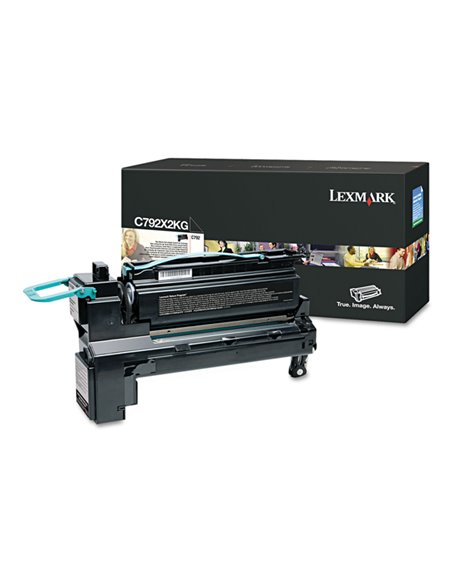 TONER NERO NON RETURN PROGRAM C792 ALTISSIMA CAPACITA' C792X2KG LEXMARK TONER NON RETURN