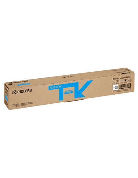 TONER CIANO PER ECOSYS M8124cidn M8130cidn 6.000 pagine 1T02P3CNL0