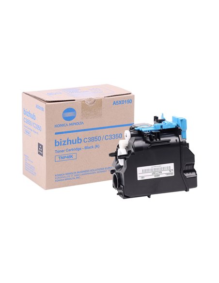 TONER KONICAMINOLTA TNP-48 NERO PER BIZHUB C3350/3850 A5X0150 KONICA-MINOLTA TONER PER FOTOCOPIATORI
