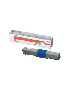 TONER GIALLO C300 C500 CAPACITA' STANDARD 44469704 OKI PRODOTTI PER LASER