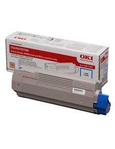 TONER C5650/C5750 CIANO 43872307 OKI PRODOTTI PER LASER