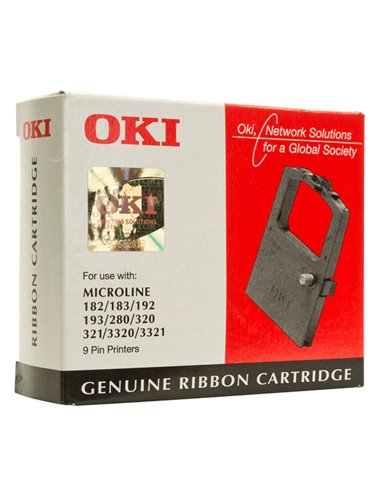 NASTRO NY NERO ML182/92/93 280 320/1 3320/1 ML183 (3MILIONI CAR.) 09002303 OKI NASTRI E INKJET