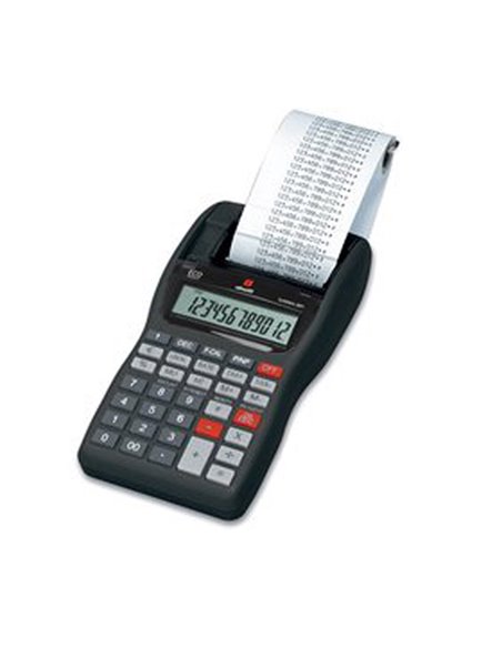 CALCOLATRICE SUMMA 301 PORTATILE SCRIVENTE 12 CIFRE NERO B3312 OLIVETTI DA TAVOLO SCRIVENTI