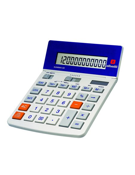 CALCOLATRICE SUMMA 60 NON SCRIVENTE DA TAVOLO B9320 OLIVETTI DA TAVOLO