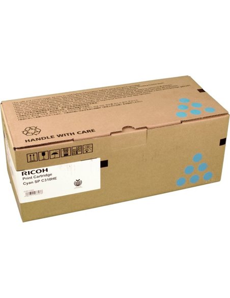 TONER CIANO SPC 231N 232DN 231SF 232SF 311N 312DN LUNGA DURATA 407637 407637 RICOH TONER FOTOCOPIATORI