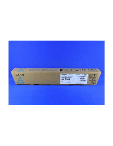 TONER CIANO PER MP C306/C406 -5.000 PAG 842096 RICOH TONER FOTOCOPIATORI